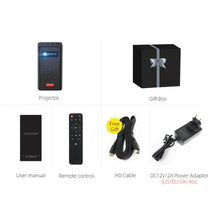 DLP Projector Android 9.0 Rechargeable Battery, HDMI input, Wifi & Bluetooth P10