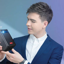 DLP Projector Android 9.0 Rechargeable Battery, HDMI input, Wifi & Bluetooth P10