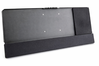 Gadget Wagon Keyboard & Mouse Tray VESA Mount (9.4” x 25.75”) Compatible with VESA Plates free shipping