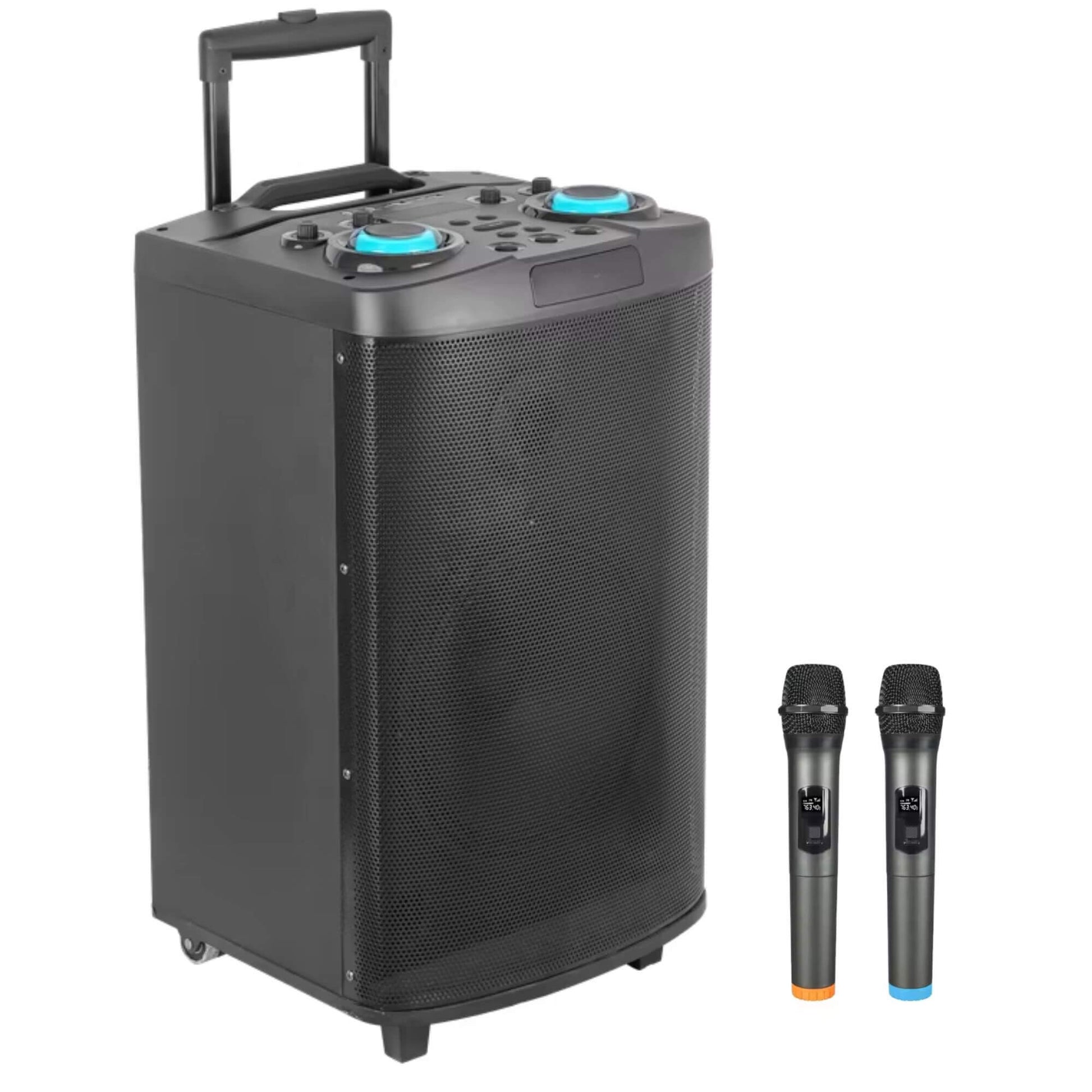 12 Inch Woofer 80W Power Music Angel Portable Multifunction Trolley Speaker free shipping