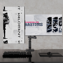 Dual Monitor Arm Mount for 27″–50″ Screens, Gas Spring Adjustable, Ultra wide Compatible, 360° Rotation, free shipping