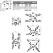 GADGET WAGON 23 to 55 inches LED TV Gas Spring Flexi Wall Mount 30 Kgs Load Capacity FREE SHIPPING