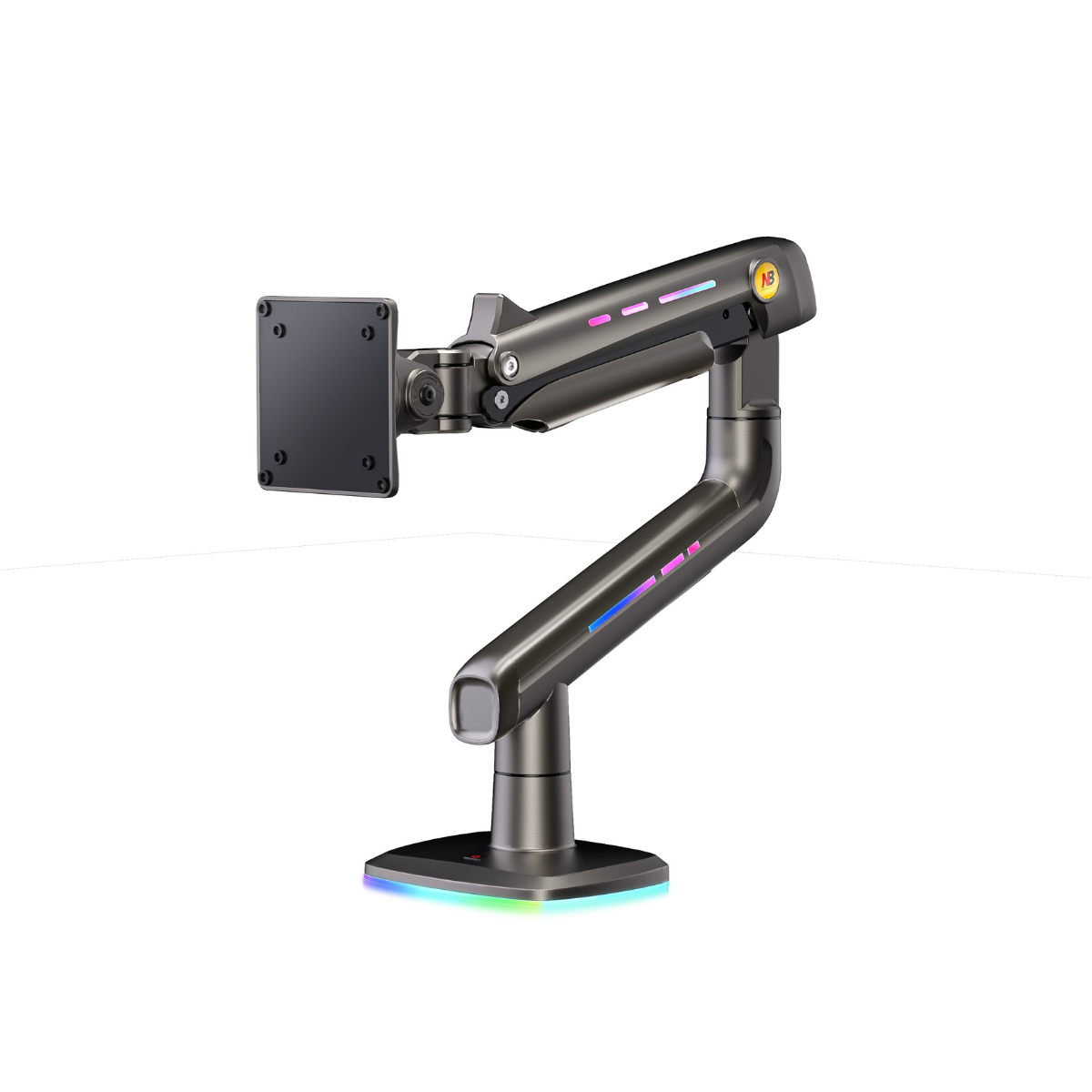 Mechanical Spring Monitor Arm, Adjustable Desk Mount for 27″–60″ Displays, 360° Rotation, free shipping