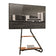 Lumi 37-75 inches Bauhaus Style Corner TV Stand with 2-Tier Wood Shelves FS40-46T