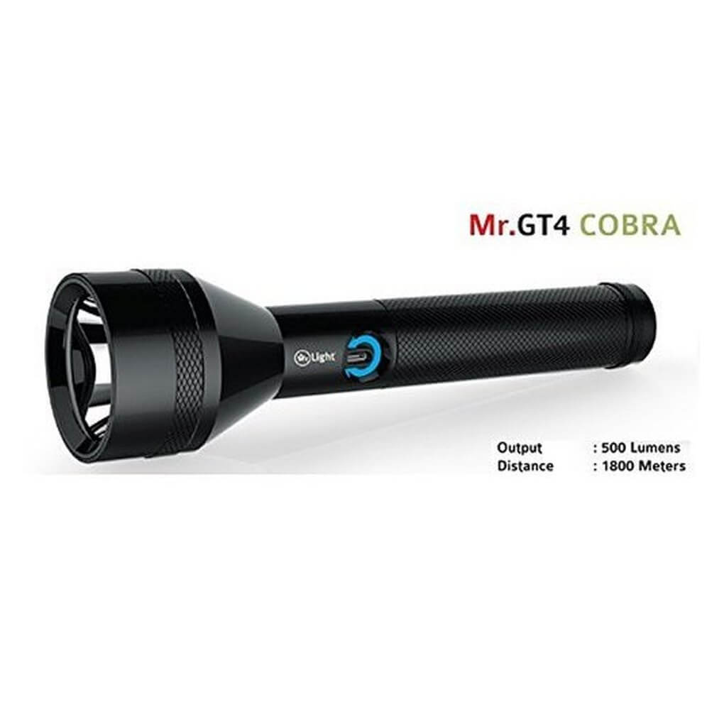 MR. LIGHT - COBRA LED FLASH LIGHT GT 4 free shipping