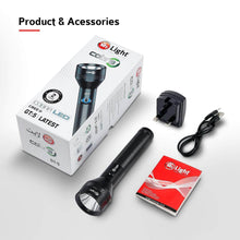 Mr. Light GT 5 Super Bright Latest Flashlight, LED Torch, USB Charging System, Powerful Beam, Powerful Battery, 4 Hours Working Time free shipping