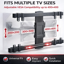 Heavy Duty Premium Full Motion TV Wall Mount for 32–65 Inch TVs | 21” Extendable Arm | 90° Swivel & Tilt | VESA 400x400 | Supports up to 35kg, free shipping