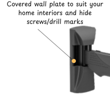 Heavy Duty Premium Full Motion TV Wall Mount for 32–65 Inch TVs | 21” Extendable Arm | 90° Swivel & Tilt | VESA 400x400 | Supports up to 35kg, free shipping