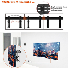 Cast Iron Pop-Out Video Wall Mount for LED TVs (30”–75”),Heavy-Duty, Anti-Theft, Precision Alignment, free shipping