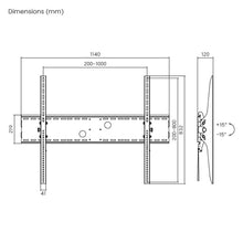 Lumi X-Large Heavy-Duty Tilt TV Wall Mount for 60–100 Inch TVs | 100kg Capacity | ±15° Toolless Tilt | VESA Up to 1000x800, free shipping
