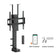 Lumi Smart Motorized TV Lift Stand with 360° Swivel, 32"–55" TVs, Alexa & Google Home Compatible, free shipping  LP66E-44MX