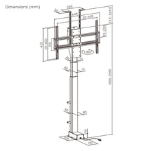 Lumi Smart Motorized TV Lift Stand for 37