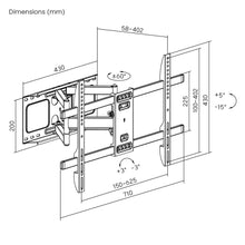 Lumi Full-Motion TV Wall Mount for 37