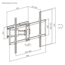 Lumi Heavy Duty Full-Motion TV Wall Mount for 50