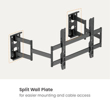 UltraSlim Heavy-Duty Full Motion TV Wall Mount – 55” to 90” Precision Support, free shipping