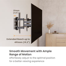 SlimPro Heavy-Duty Full Motion TV Mount for Large Screens up to 120”, free shipping
