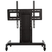 Conference Room Podium TV Cart Stand with wheels 90° Tilt & Height Adjustable