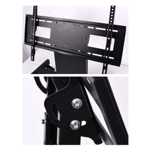 Conference Room Podium TV Cart Stand with wheels 90° Tilt & Height Adjustable