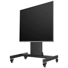 Conference Room Podium TV Cart Stand with wheels 90° Tilt & Height Adjustable