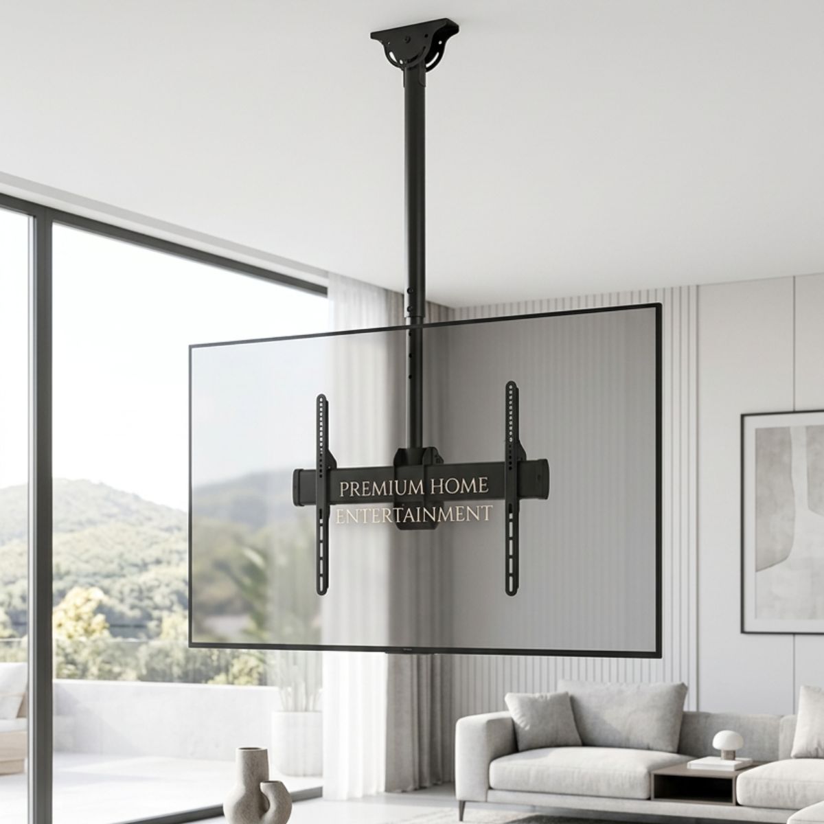 Lumi Telescopic Full-motion TV Ceiling Mount| 37"-70" LED, LCD flat panel TVs, free shipping