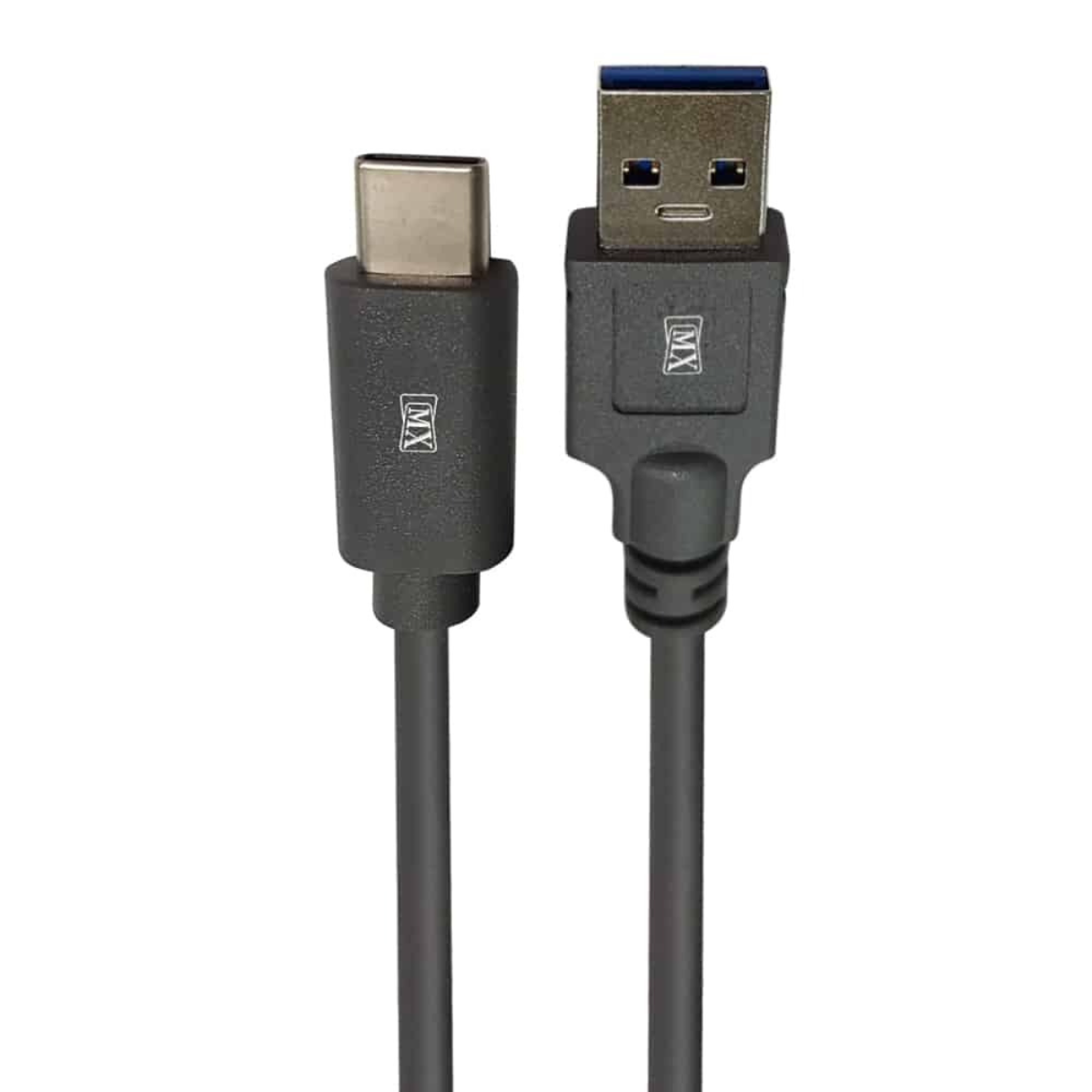 MX USB Type-C to USB-A 3.0 Male Data & Charging Cable – 1.5 m (Black),Fast Charging & High-Speed Sync, free shipping