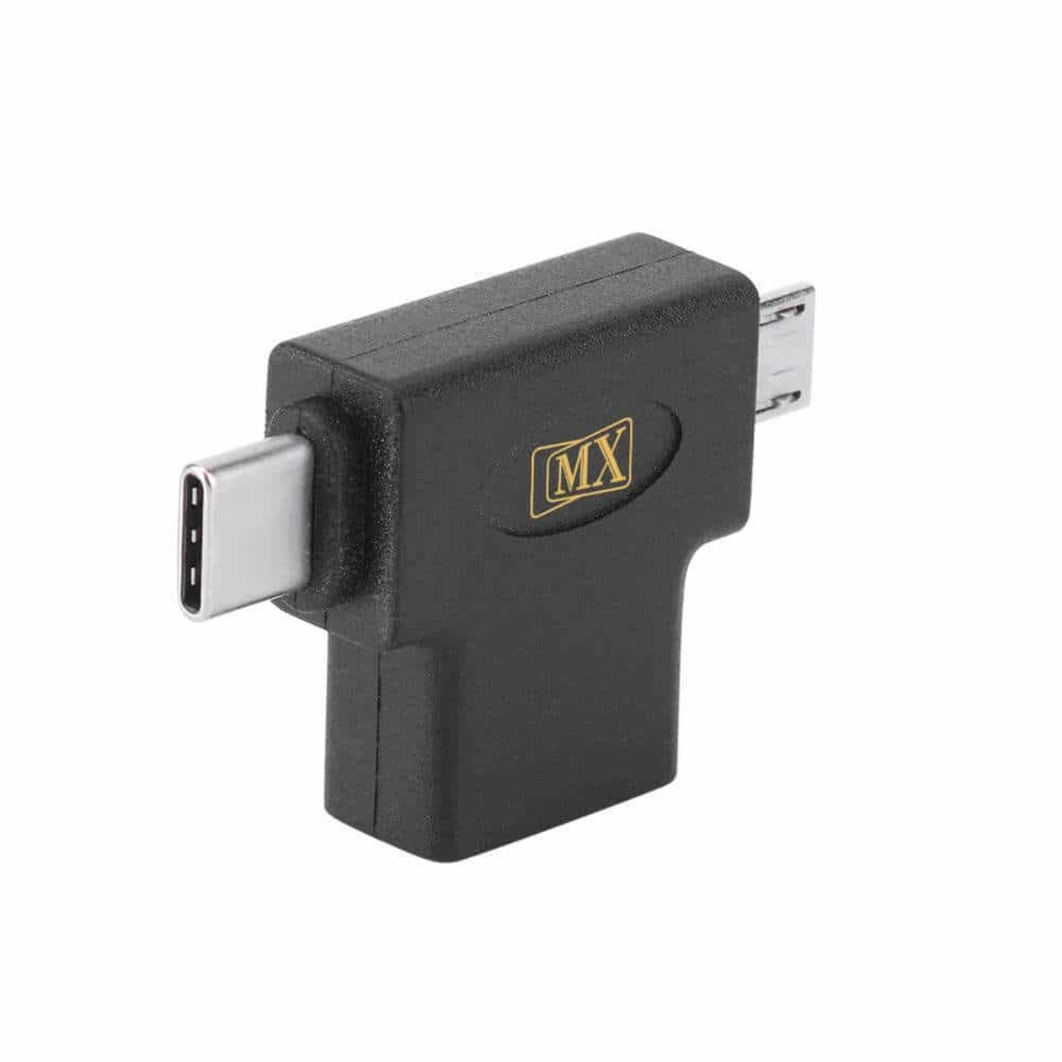 MX 2-in-1 USB 3.0 OTG Adapter, USB-A Female to Micro-USB & Type-C Male, High-Speed Data & Charging,T-Shape Design, free shipping