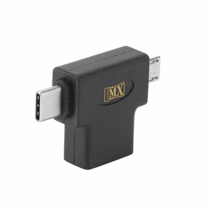 MX 2-in-1 USB 3.0 OTG Adapter, USB-A Female to Micro-USB & Type-C Male, High-Speed Data & Charging,T-Shape Design, free shipping