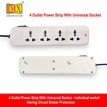 MX 4-Outlet Surge Protector | Master Switch, LED Indicator 3425 Free Shipping
