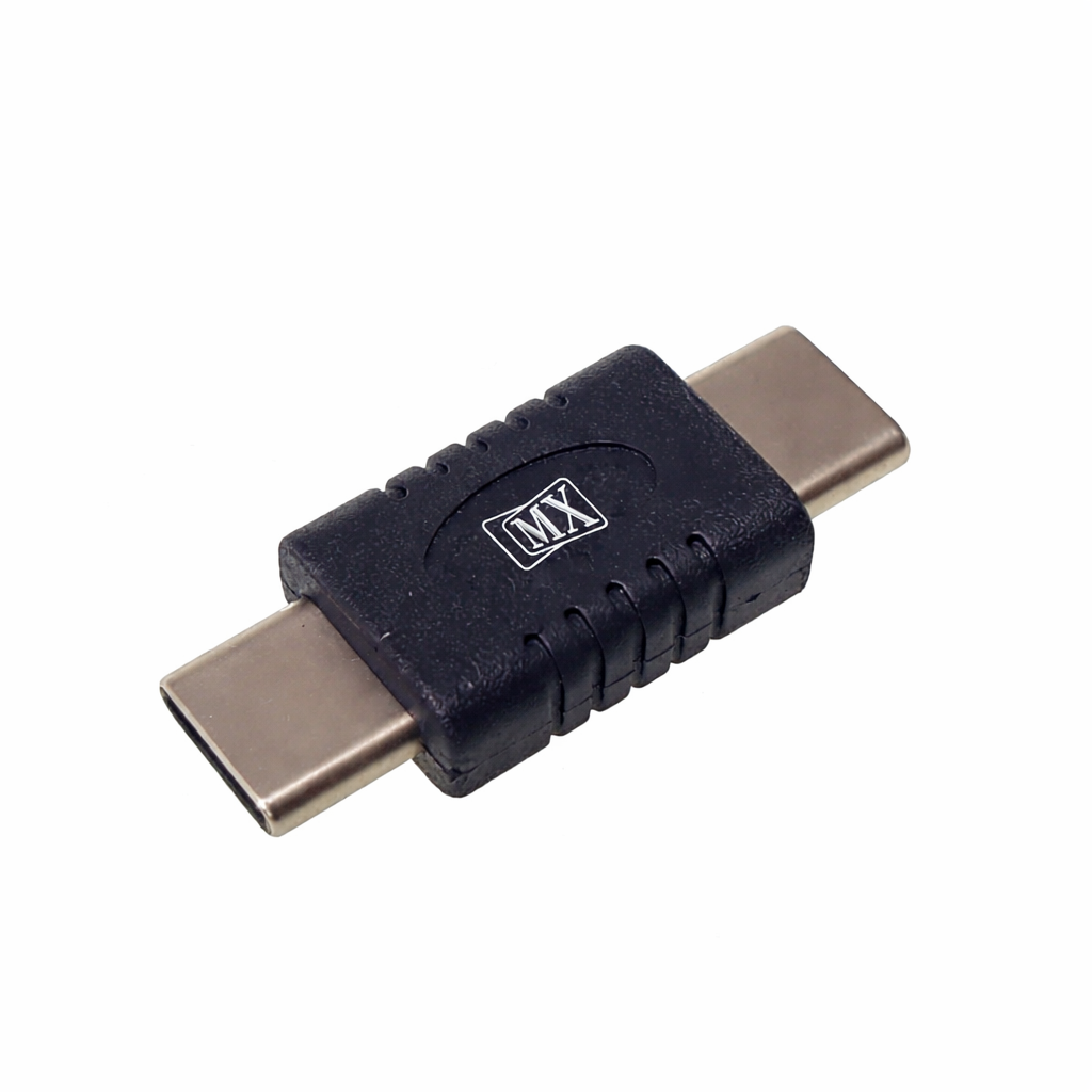 MX USB Type-C to Type-C Adapter|Fast Charge & Data Sync|Universal C-Type Compatibility|Durable Black Finish(Pack of 2),free shipping