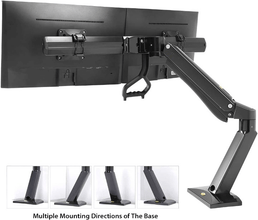 NB32 Gas Strut 24-32 inch Dual Screen Monitor Mount Bracket Desktop Load 2-15kgs