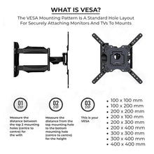 Gadget Wagon P40 Full Motion Cantilever TV Wall Mount Bracket for 32 to 65 Inch LED/HD/Smart TV’s, Universal Heavy Duty TV Wall Mount Stand with Swivel Rotation & Tilt Adjustments