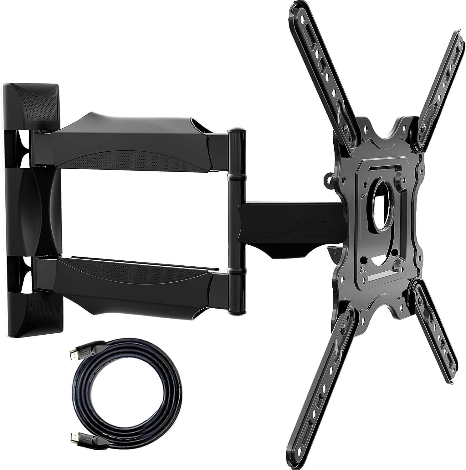 Gadget Wagon P40 Full Motion Cantilever TV Wall Mount Bracket for 32 to 65 Inch LED/HD/Smart TV’s, Universal Heavy Duty TV Wall Mount Stand with Swivel Rotation & Tilt Adjustments