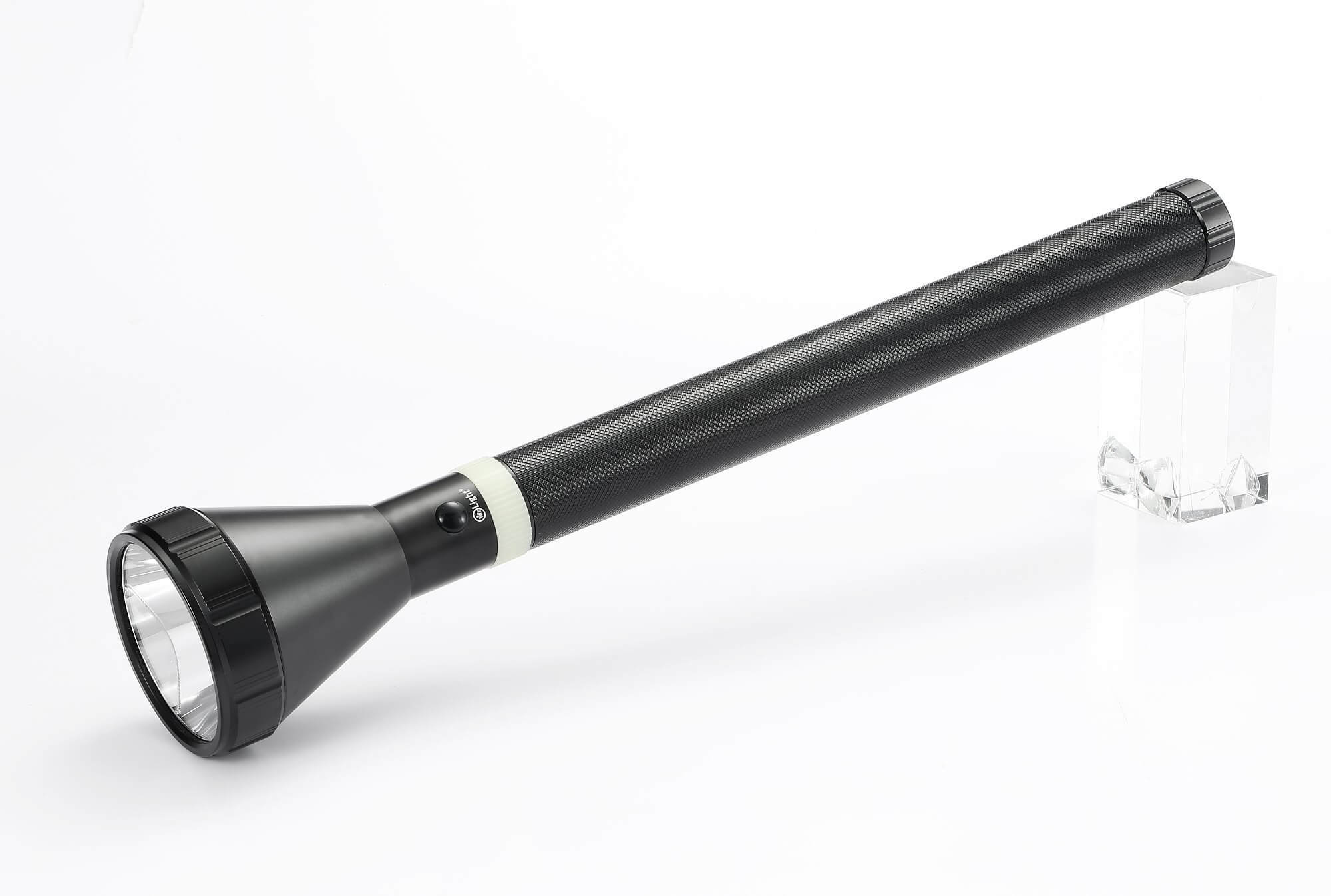 MR. LIGHT - LED TORCH RX15IN|Black, 48cm, 3.6 Kms Long Range, 6V/7000 mAh NiCd Rechargeable LED Aluminum Torchlight, free shipping