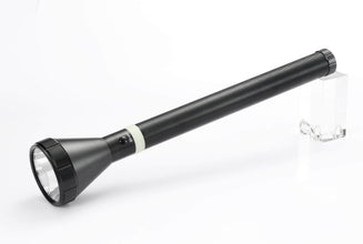 MR. LIGHT - LED TORCH RX15IN|Black, 48cm, 3.6 Kms Long Range, 6V/7000 mAh NiCd Rechargeable LED Aluminum Torchlight, free shipping