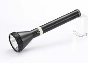MR. LIGHT - LED TORCH RX8IN|Black, 36cm, 3.0 Kms Long Range, 3.6V/6000 mAh NiCd Rechargeable LED Aluminum Torchlight, free shipping