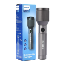 Philips Aircraft Aluminium Alloy 22cms Zoom LED Rechargeable Flashlight / Torch – 1000Lumens, 900m Range, 2000mAh SFL2142/56 free shipping