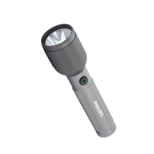 Philips Aircraft Aluminium Alloy 19.2cms LED Rechargeable Flashlight / Torch – 650Lumens, 450m Range, 2000mAh SFL2242/56