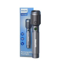 Philips Aircraft Aluminium Alloy 22.5cms LED Rechargeable Flashlight / Torch – 650Lumens, 450m Range, 3000mAh SFL2243/56 free shipping