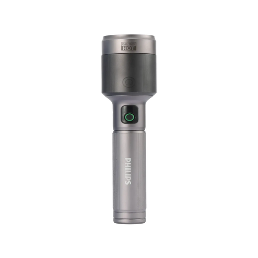 Philips Aircraft Aluminium Alloy 33.2cms Zoom LED Rechargeable Flashlight / Torch – 2500Lumens, 860m Range, 9000mAh SFL5102 / 56 Free Shipping