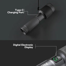 Philips Aircraft Aluminium Alloy 33.2cms Zoom LED Rechargeable Flashlight / Torch – 2500Lumens, 860m Range, 9000mAh SFL5102 / 56 Free Shipping