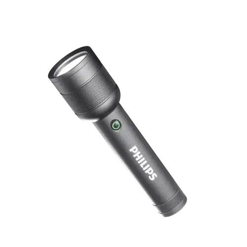 Philips Aircraft Aluminium Alloy 16.5cm LED Rechargeable Flashlight / Torch – 1500Lumens, 368m Range, 3500mAh – SFL6166R/56 free shipping