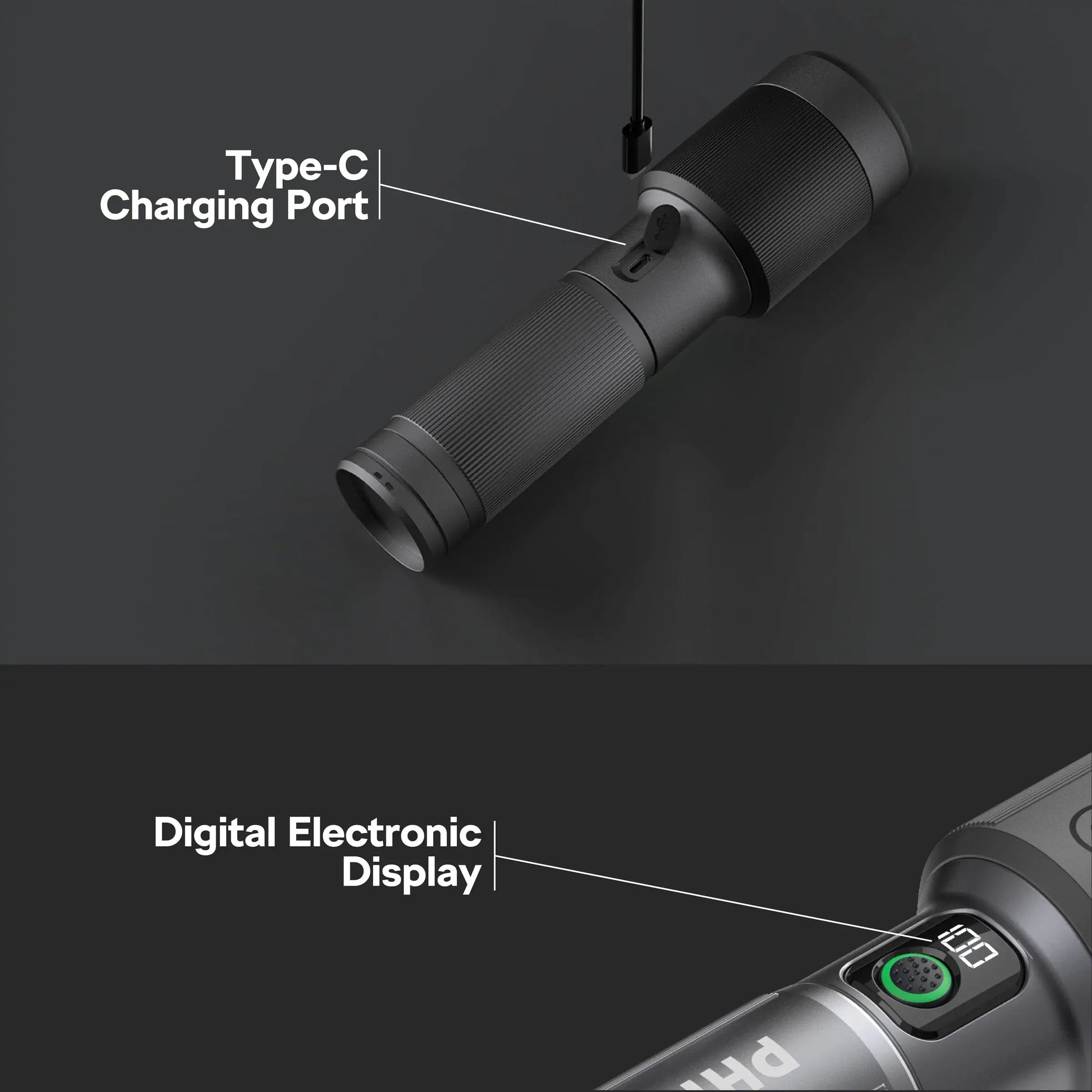 Philips Aircraft Aluminium Alloy 24.5cms Zoom LED Rechargeable Flashlight / Torch – 2000Lumens, 680m Range, 4500mAh SFL5101/56 free shipping