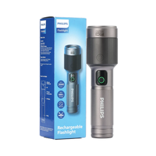 Philips Aircraft Aluminium Alloy 24.5cms Zoom LED Rechargeable Flashlight / Torch – 2000Lumens, 680m Range, 4500mAh SFL5101/56 free shipping