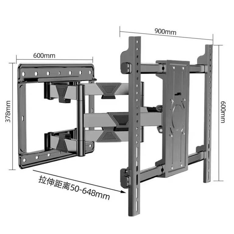 A10 Heavy-Duty Swivel Wall Mount| Fits 60”-120” TVs| 135KG Capacity, free shipping