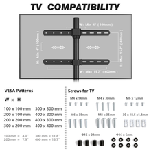 Space-Saving Corner TV Stand with Mount for 32–65 Inch TVs, 50° Swivel, Height Adjustable, Max VESA 400×400, Tempered Glass Base, 88 lbs Load, free shipping