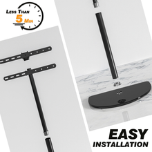 Space-Saving Corner TV Stand with Mount for 32–65 Inch TVs, 50° Swivel, Height Adjustable, Max VESA 400×400, Tempered Glass Base, 88 lbs Load, free shipping