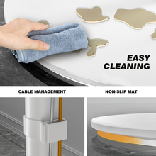 Universal Floor TV Stand with Swivel & Height Adjustment for 32–65 Inch TVs,Tempered Glass Base,VESA 100x100–400x400,40kg Capacity, free shipping