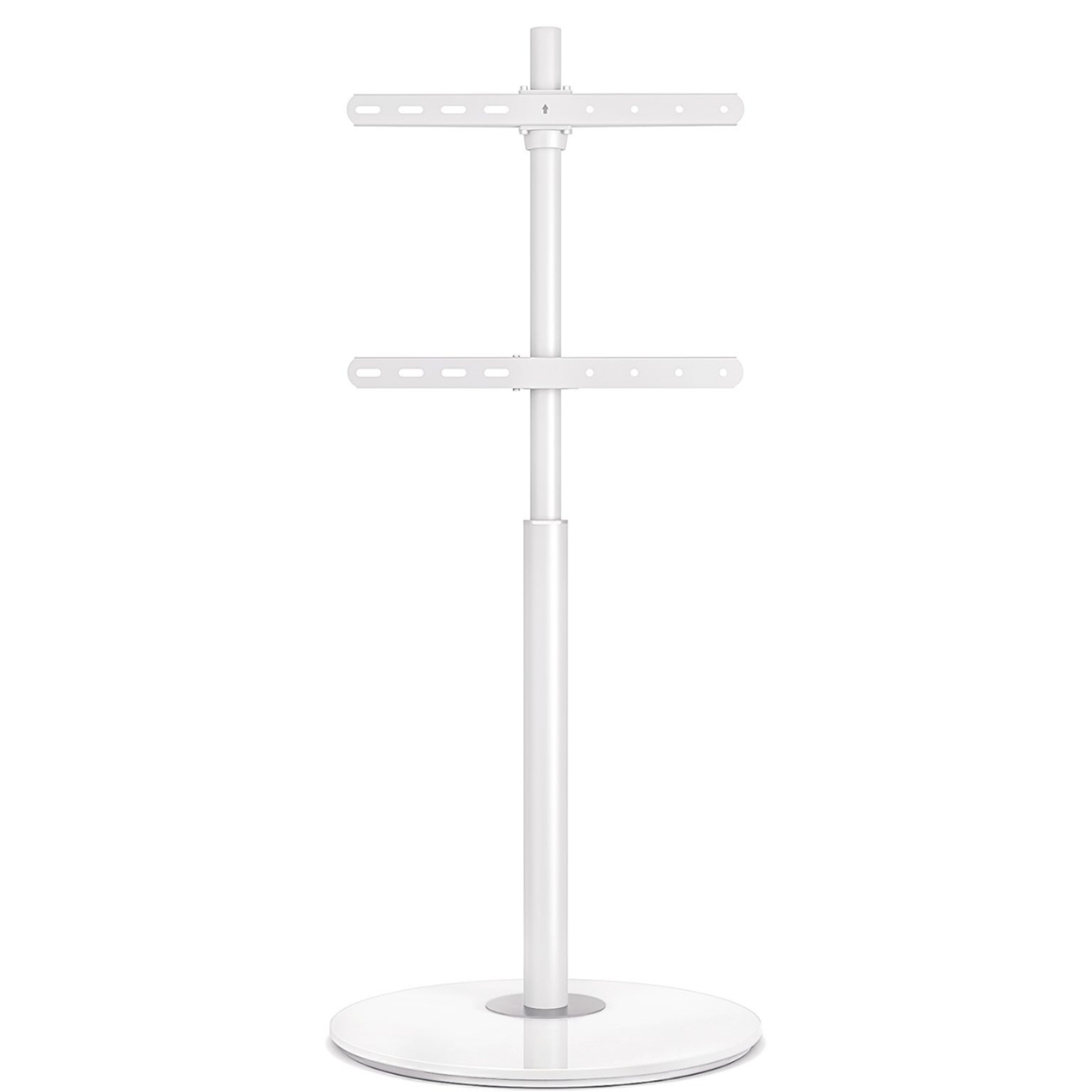 Universal Floor TV Stand with Swivel & Height Adjustment for 32–65 Inch TVs,Tempered Glass Base,VESA 100x100–400x400,40kg Capacity, free shipping