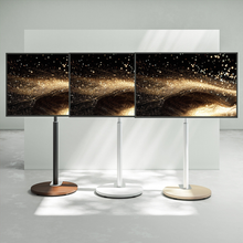 Universal Swivel Floor TV Stand for 32–65 Inch TVs, Height Adjustable Corner TV Mount with Cable Management & Safety Lock, 40 kgs load capacity