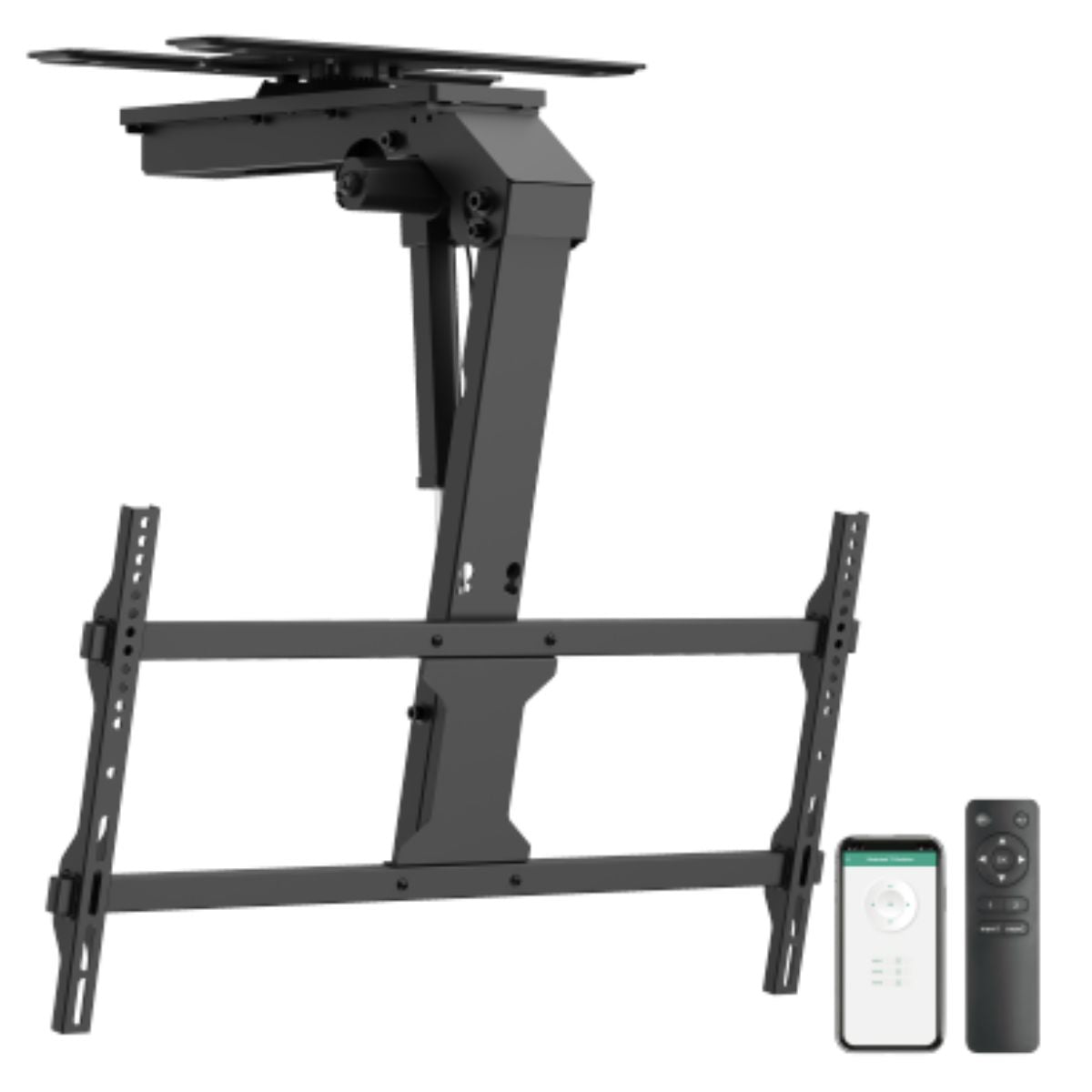 Large Smart Motorised TV Ceiling Mount with Swivel Design & Double Stud Installation Option PLB-M0748DS FREE SHIPPING